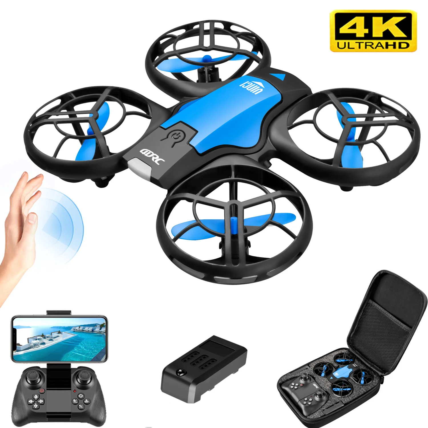 Drone Battery Box - V8 신형 미니 드론 4K 프로페셔널