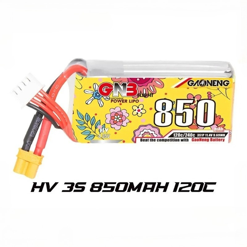 1pcs 새로운 GNB LiHV 3S 11.4V 850 - Drone Battery 3S 리뷰 및 가격